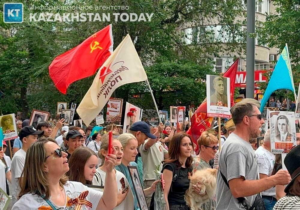 Victory Day is celebrated in Almaty