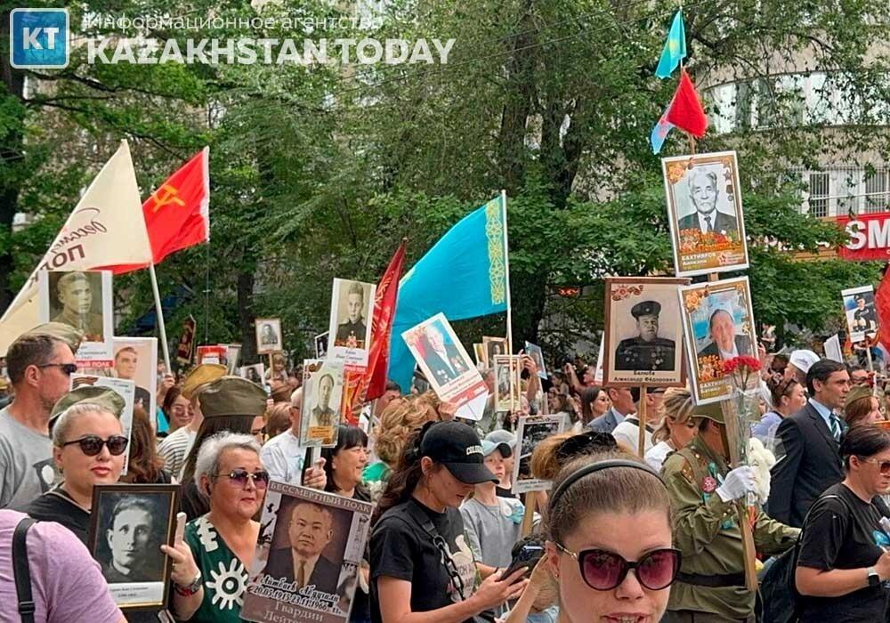 Victory Day is celebrated in Almaty