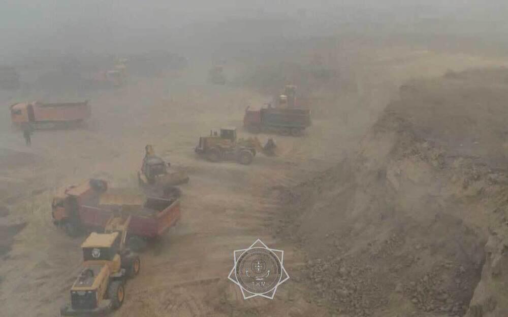 Fire at the Alatau landfill. Images | Ministry of Emergency Situations of the Republic of Kazakhstan