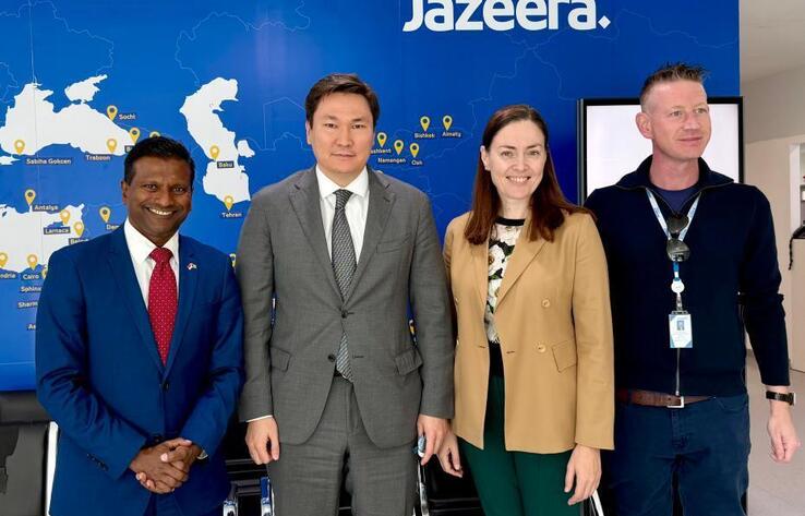 Посол Казахстана в Кувейте провел встречу с гендиректором Jazeera Airways