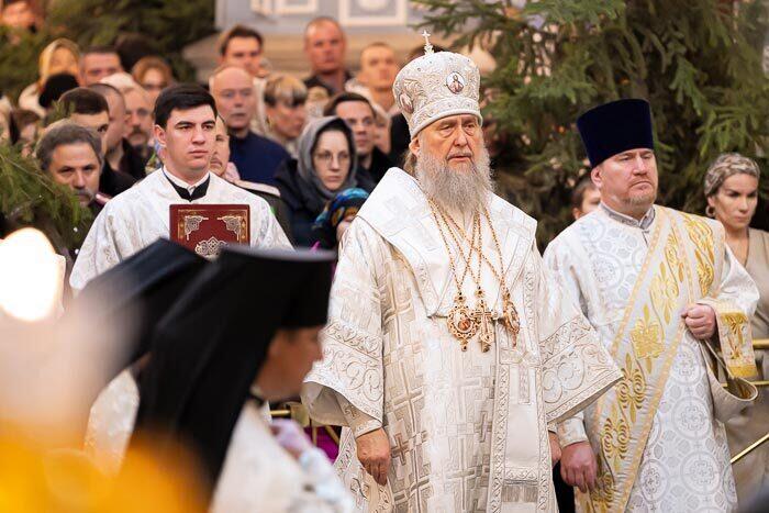 Рождественская Литургия прошла в Вознесенском соборе Алматы. Фото: mitropolia.kz