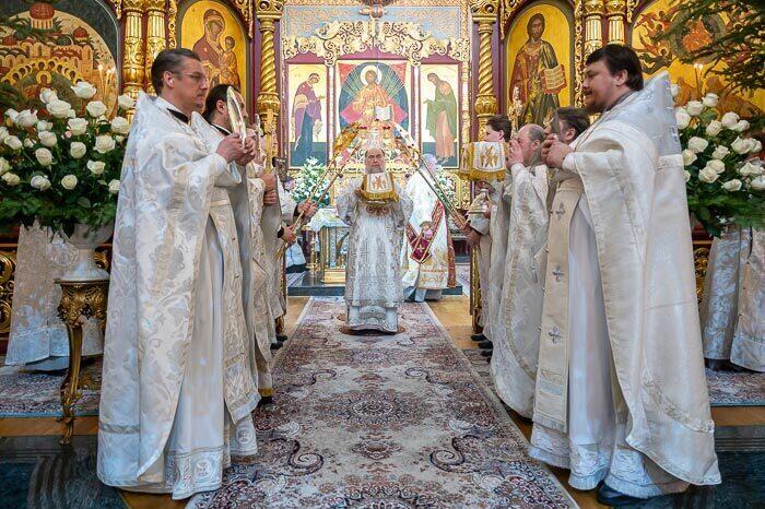Рождественская Литургия прошла в Вознесенском соборе Алматы. Фото: mitropolia.kz