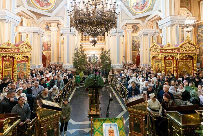 Рождественская Литургия прошла в Вознесенском соборе Алматы. Фото: mitropolia.kz
