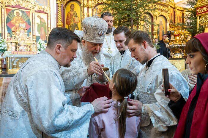 Рождественская Литургия прошла в Вознесенском соборе Алматы. Фото: mitropolia.kz