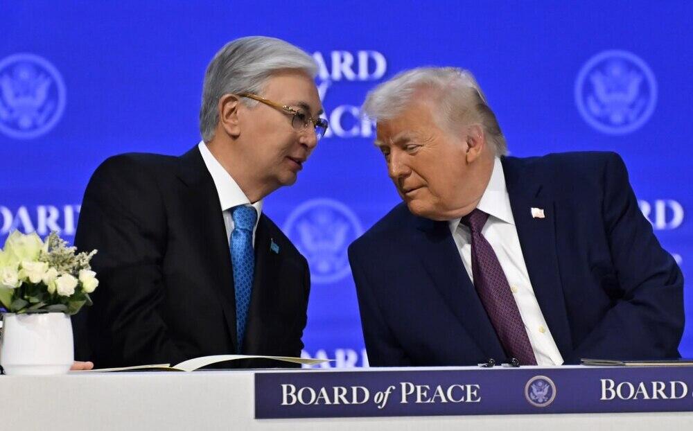 О чем говорили Токаев и Трамп на церемонии подписания Устава Совета мира