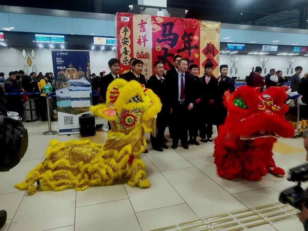 Chinese New Year Celebrations at Almaty Airport. Images | Kazakhstan Today