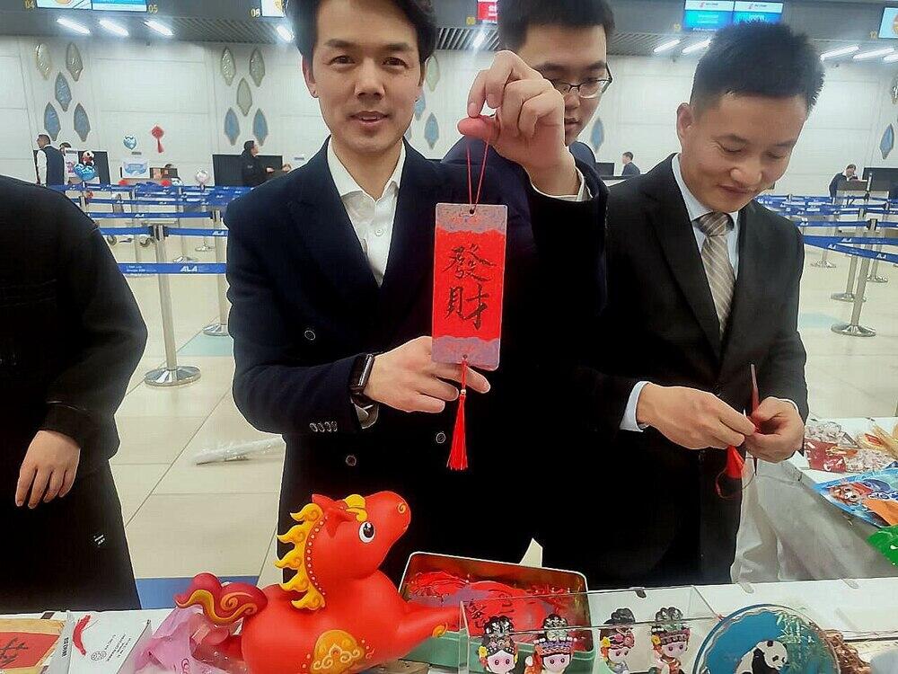 Chinese New Year Celebrations at Almaty Airport. Images | Kazakhstan Today