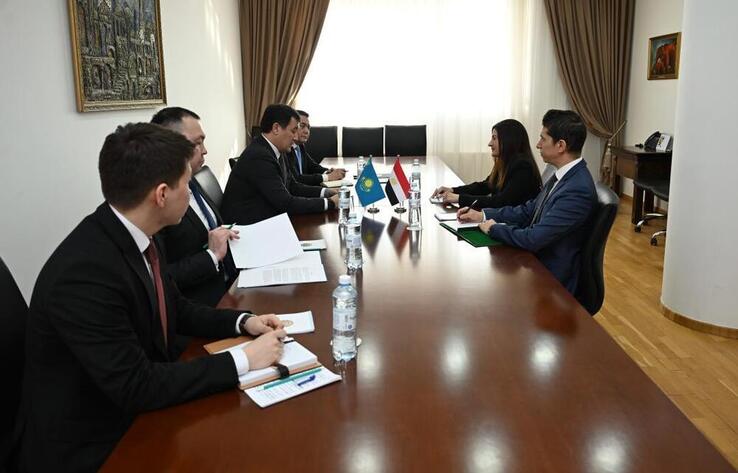 Meeting with Ambassador of Egypt was Held at the Kazakh Foreign Ministry
