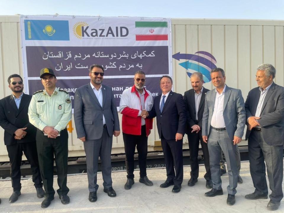 Kazakhstan Delivers Humanitarian Aid to Iran