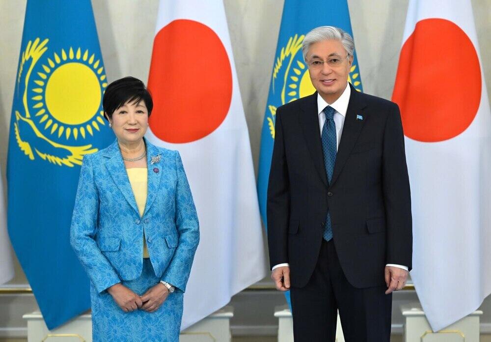 The President receives Tokyo Governor Yuriko Koike