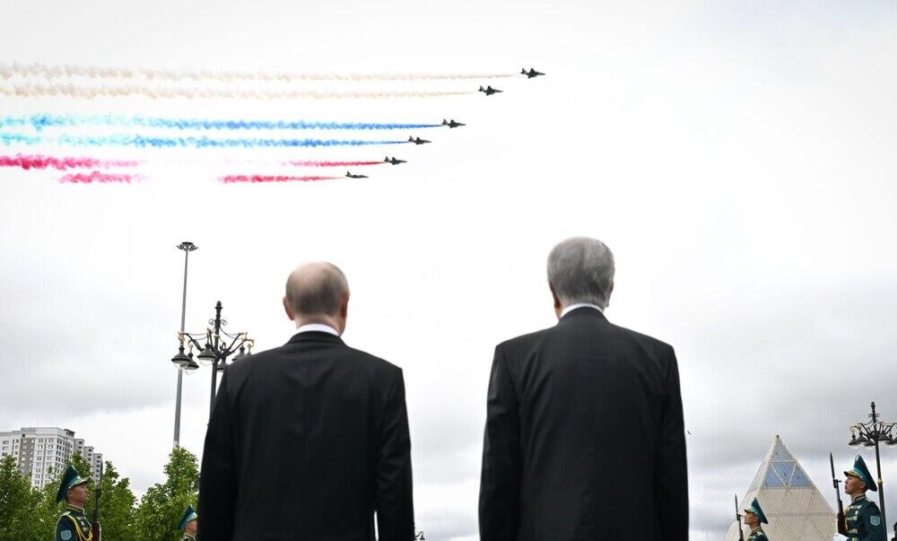 Ceremonial reception for Russian President Vladimir Putin was held in Astana. Images | Akorda