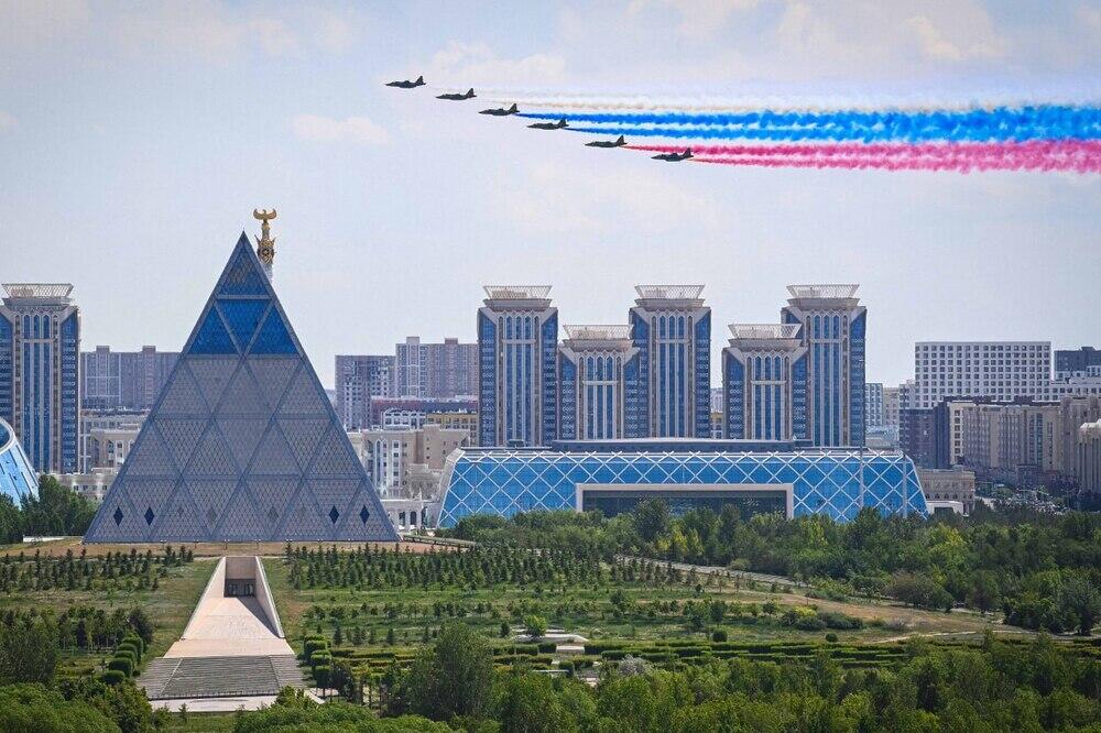 Ceremonial reception for Russian President Vladimir Putin was held in Astana. Images | Akorda
