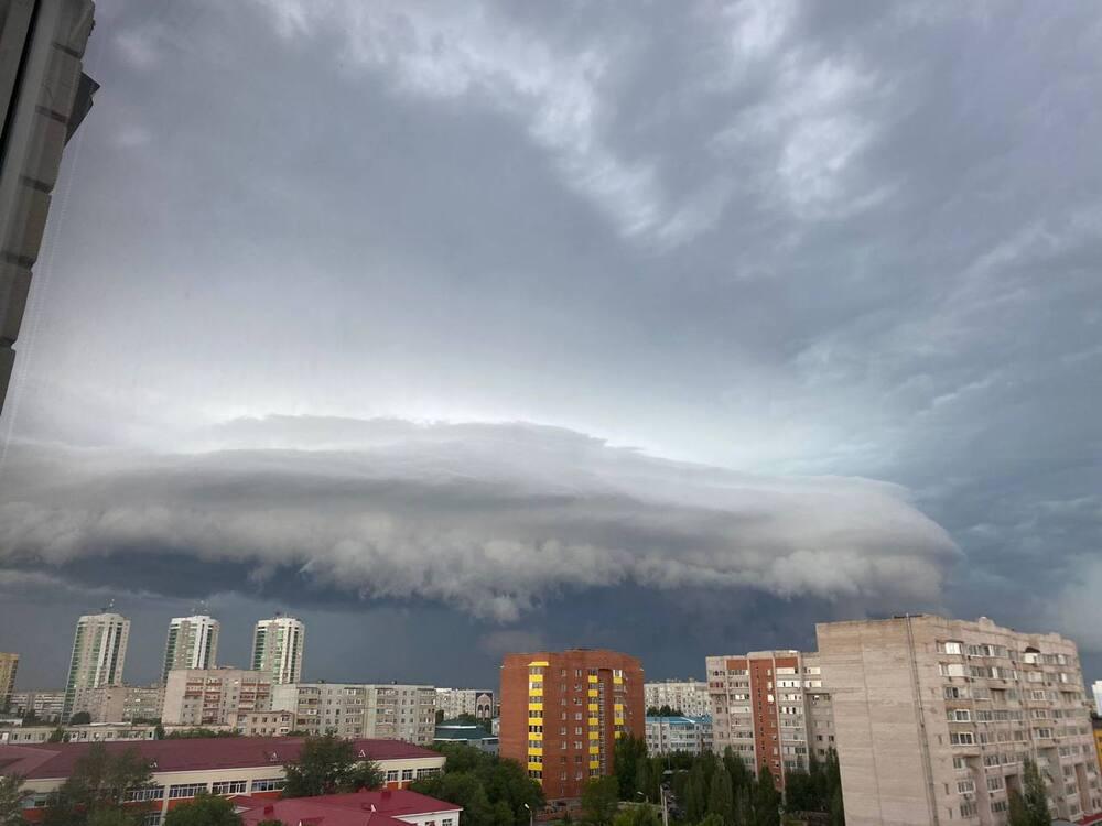 Мощный ураган накрыл Актобе 